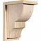 Ekena Millwork Ridgewood Smooth Corbel w/Backplate, Douglas Fir, 7 1/2"W x 10"D x 14"H COR08X10X14RID01SDF - alternate 1